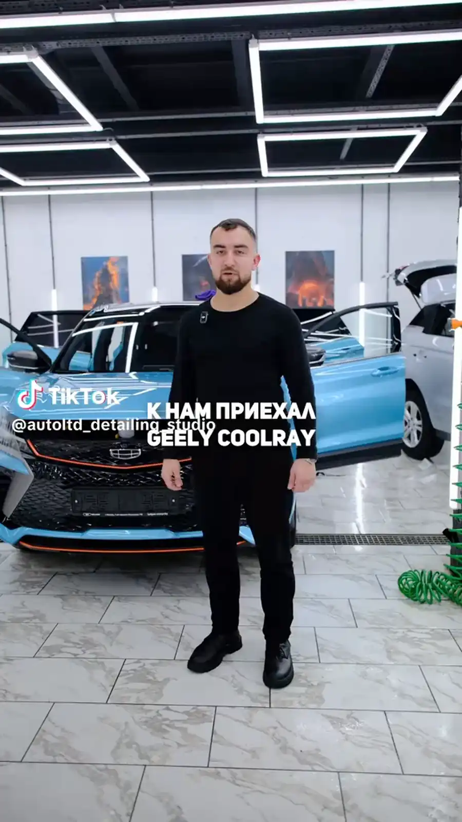 Оклейка антигравийной плёнкой — пример работы №7 — превью видео